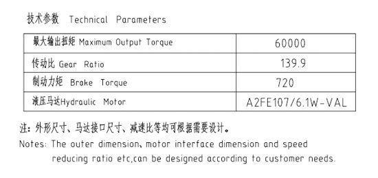 行走減速機JX340