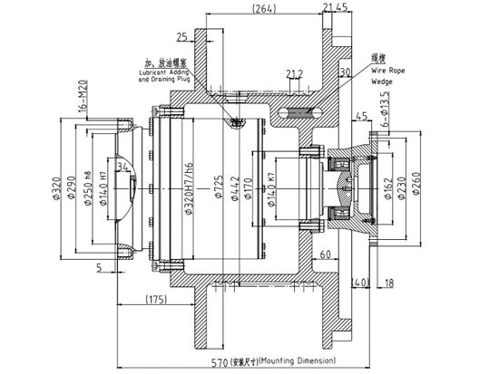 卷?yè)P減速機JQL320A