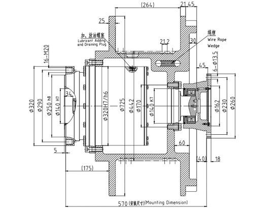 卷?yè)P減速機JQL320A