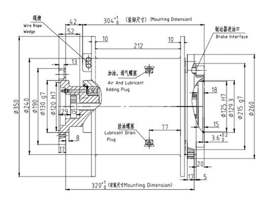 卷?yè)P減速機JQL330C