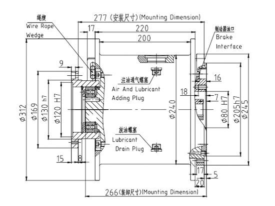 卷?yè)P減速機JQL148E